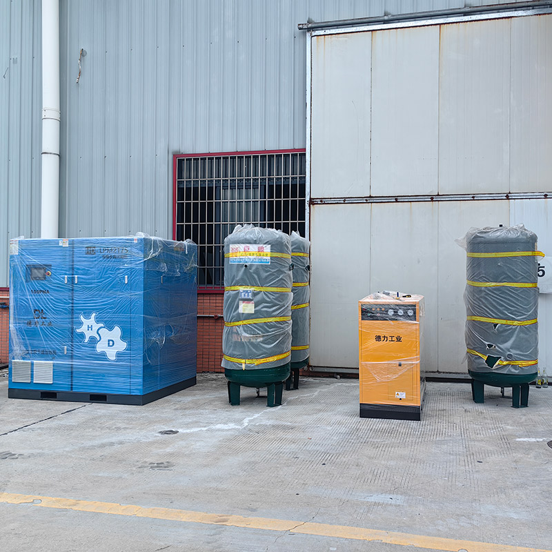 75Kw100A水平雙級壓縮永磁變頻空壓機(jī)